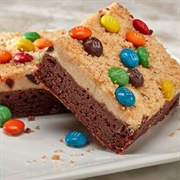 Little Caesars Cookie Dough Brownie W/M&M's Minis