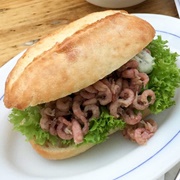 Krabbenbrötchen (Northern German Shrimp Filled Roll)
