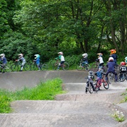 Extreme Bike Course in Haggerston Park