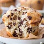 Homemade Chocolate Chip Muffins