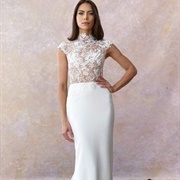 Lace Bodice Wedding Dress