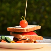 Toast With Mixed Vegetables