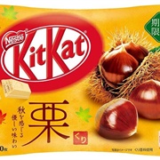 Chestnut Flavour Mini Kitkats