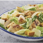 Classic Caesar Salad With Grilled Chicken