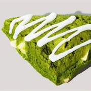 Matcha White Chocolate Scone