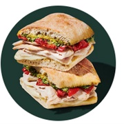 Turkey, Provolone & Pesto on Ciabatta