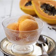 Papaya Sorbet
