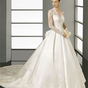 Lace Sleeves on Wedding Dress