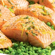 Salmon and Peas