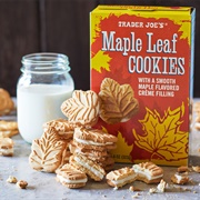Trader Joe's Maple Leaf Cookies