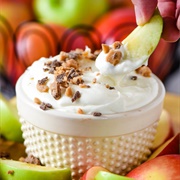 Apple Slices With Cream Cheese