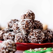 No-Bake Chocolate Coconut Snowballs