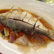 Steamed Shad
