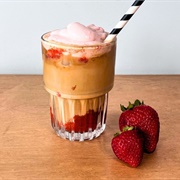 Strawberry Cream Latte