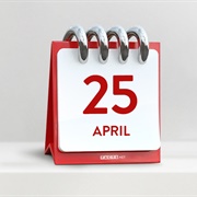 April 25