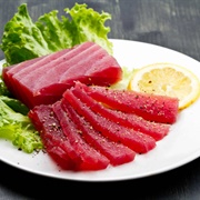 Steamed Bluefin Tuna