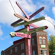 Center of the Universe Sign