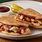 BBQ Chicken & Bacon Papadia