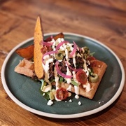 Braised Moroccan Lamb Waffle