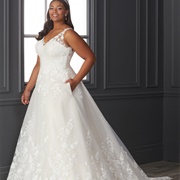 Wedding Dress With Lace Straps