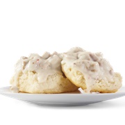 Sausage Gravy & Biscuit