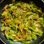 Veggie Stirfry With Leeks