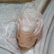 Damaged Faces of Lichfield Cathedral
