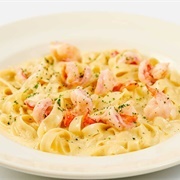 Fettuccini Alfredo Shrimp