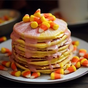Pancakes With Candy Corn