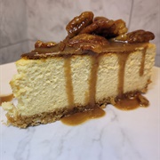 Bourbon Praline Cheesecake