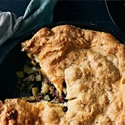 Ground Beef Pie With Broccoli Rabe and Provolone