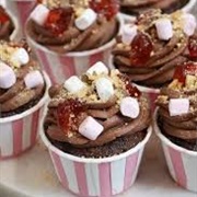 Rocky Road Chocolate Muffins