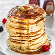 Pancake Stack With Maple Syrup (Maple Mountain)
