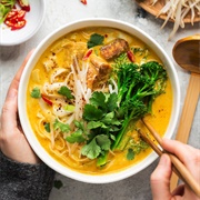 Vegetable Laksa Soup