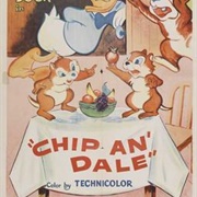 Classic Chip N Dale Cartoon