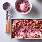 Raspberry Crunch Ice Cream
