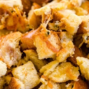 Dill Pickle Brioche Crouton Crumble