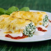 Spinach & Ricotta Cannelloni