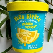 Trader Joe's Yuzu Ripple Coconut Non-Dairy Frozen Dessert