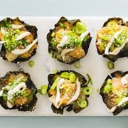 Salmon Sushi Cups