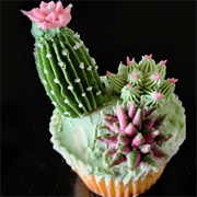 Candy Cactus Cupcake