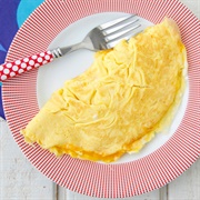 Cheesy Duck Egg Omelette