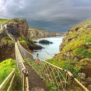 Carrick-A-Rede Rope Bridge, Northern Ireland, UK