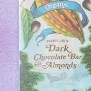Trader Joe's Organic Dark Chocolate Bar With Almonds