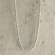 Fake Long Strand Pearls