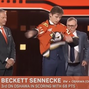 Beckett Sennecke (Canadian) - 3rd Overall Draft Pick 2024 by the Anaheim Ducks