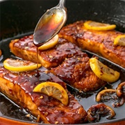 Honey Garlic Glazed Salmon