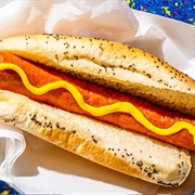 Ballpark Mustard Hot Dog
