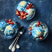 Moon Mist and Blue Moon Sundae