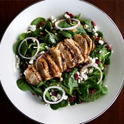 Spinach Salad With Grilled Chicken
